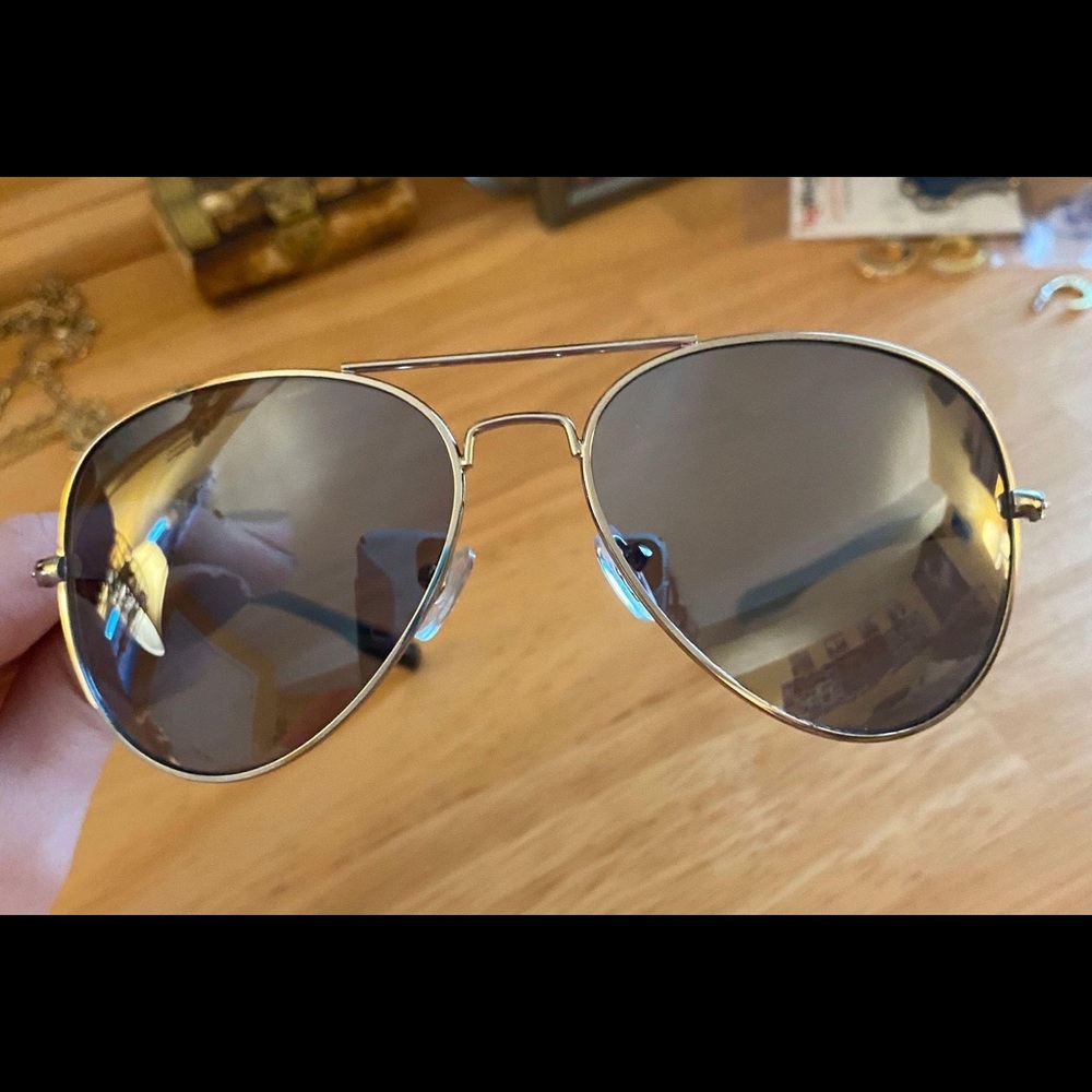 Forever 21 Gold Sunglasses